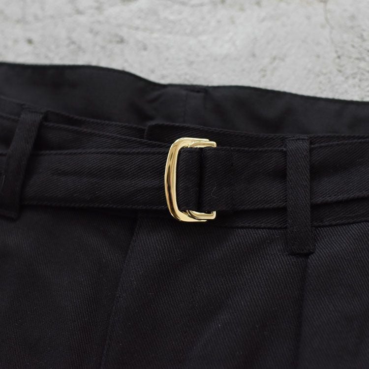 drill two tuck trousers ドリルツータックトラウザーズ