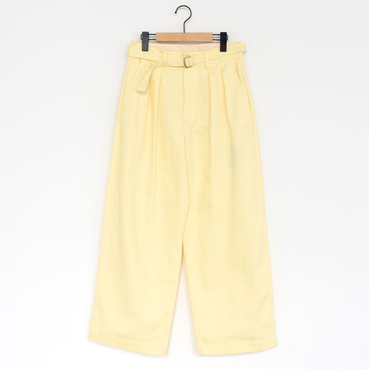 drill two tuck trousers ドリルツータックトラウザーズ