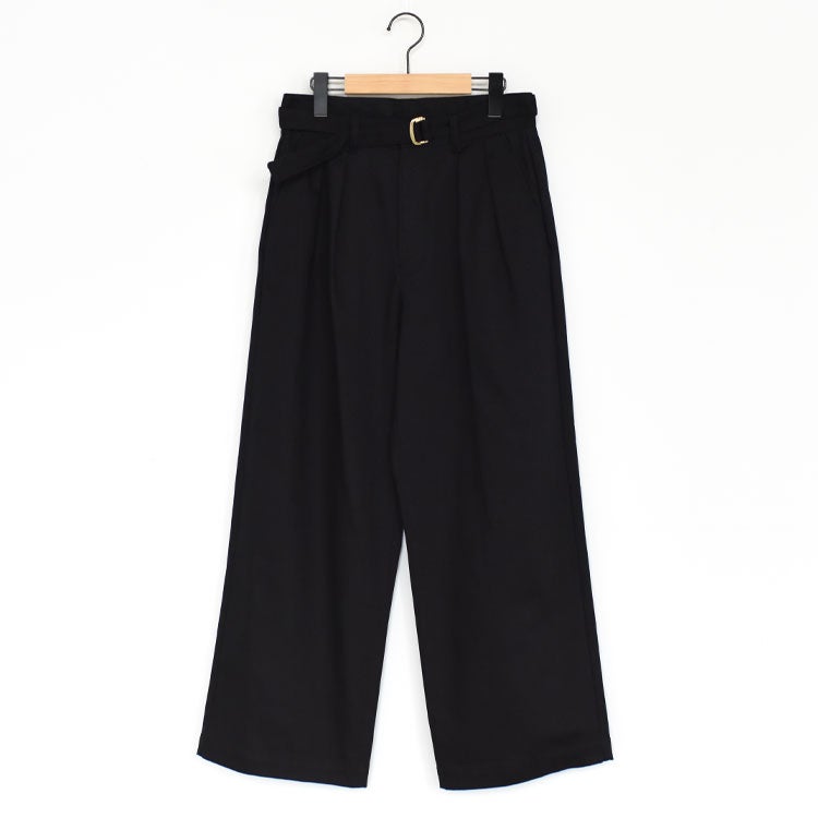 drill two tuck trousers ドリルツータックトラウザーズ