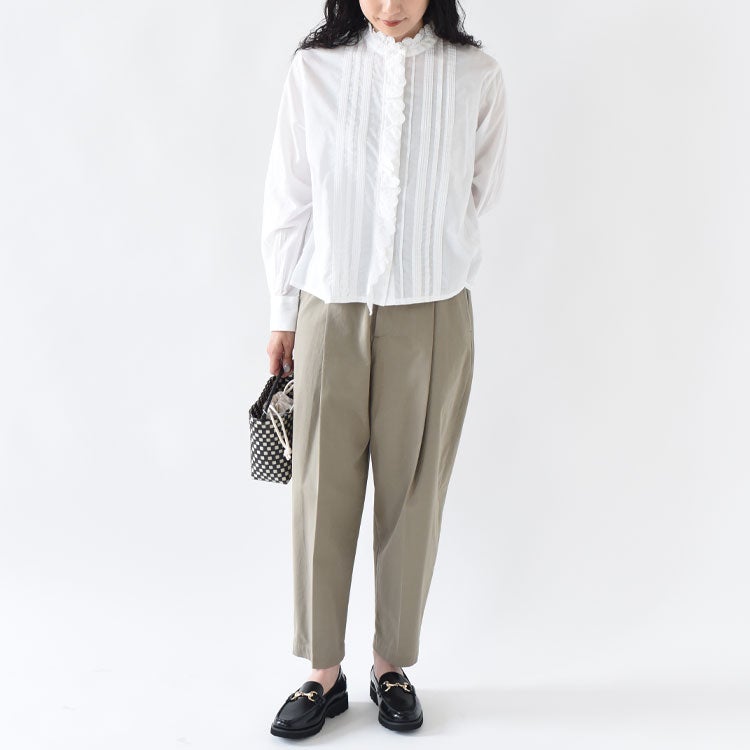 pin tuck lace shirt ピンタックレースシャツ