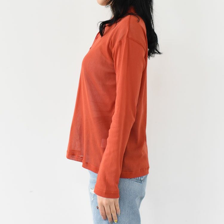 STRECH TULE POLO SHT ストレッチチュールポロシャツ