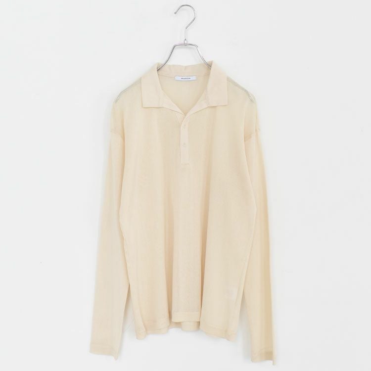 STRECH TULE POLO SHT ストレッチチュールポロシャツ