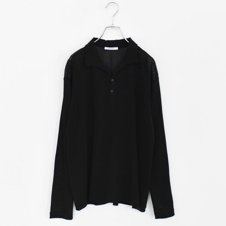 STRECH TULE POLO SHT ストレッチチュールポロシャツ