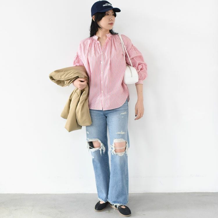 STRIPE AMICAL SHT ストライプアミカルシャツ