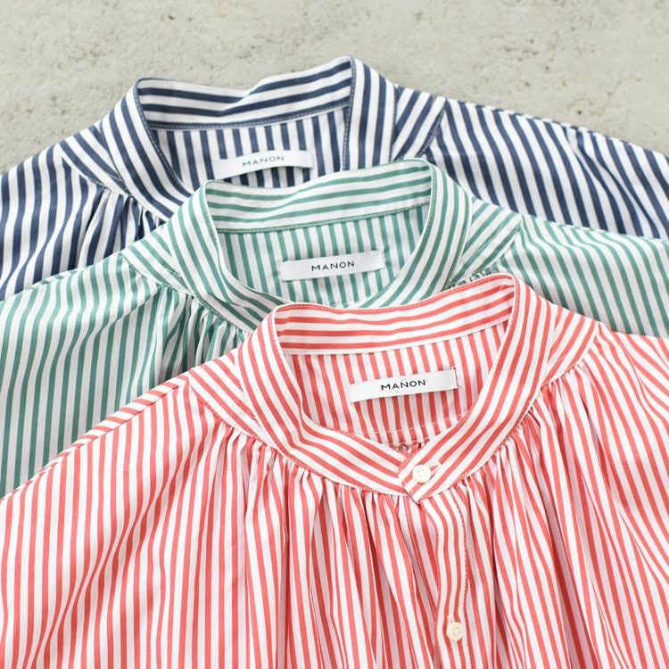 STRIPE AMICAL SHT ストライプアミカルシャツ