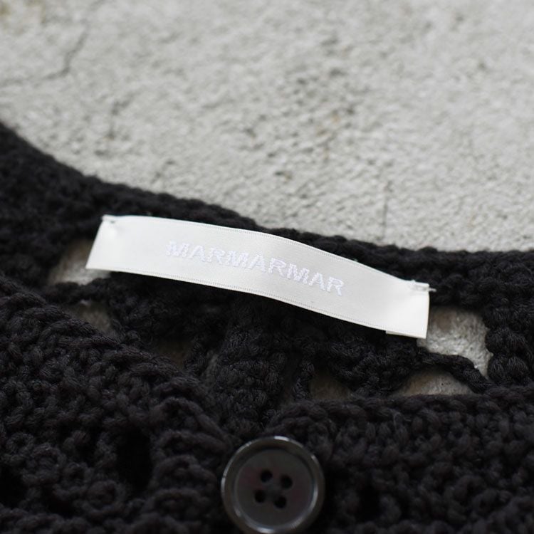 lace knitting cardigan レース編みショートカーディガン