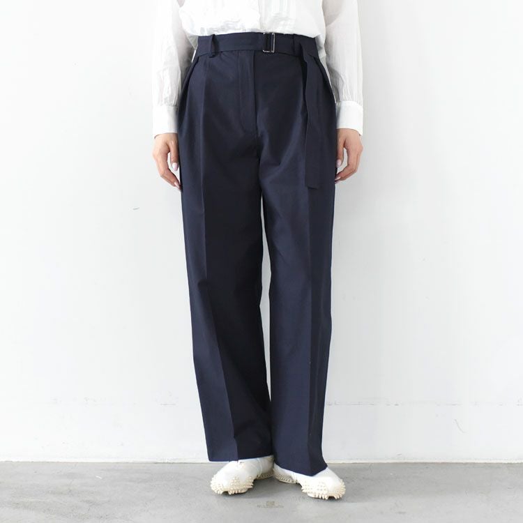 BELTED PANTS (COTTON) ベルトパンツ コットン