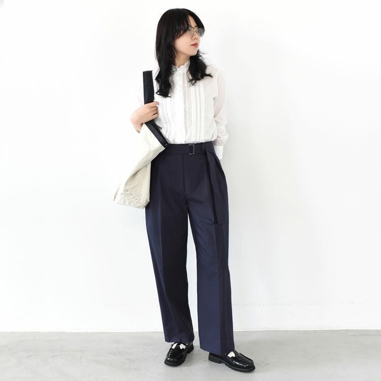 BELTED PANTS (COTTON) ベルトパンツ コットン