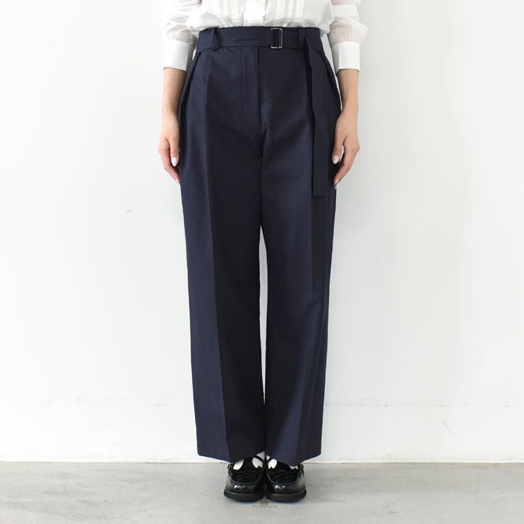 BELTED PANTS (COTTON) ベルトパンツ コットン