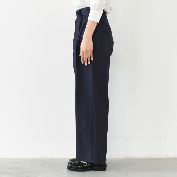 BELTED PANTS (COTTON) ベルトパンツ コットン
