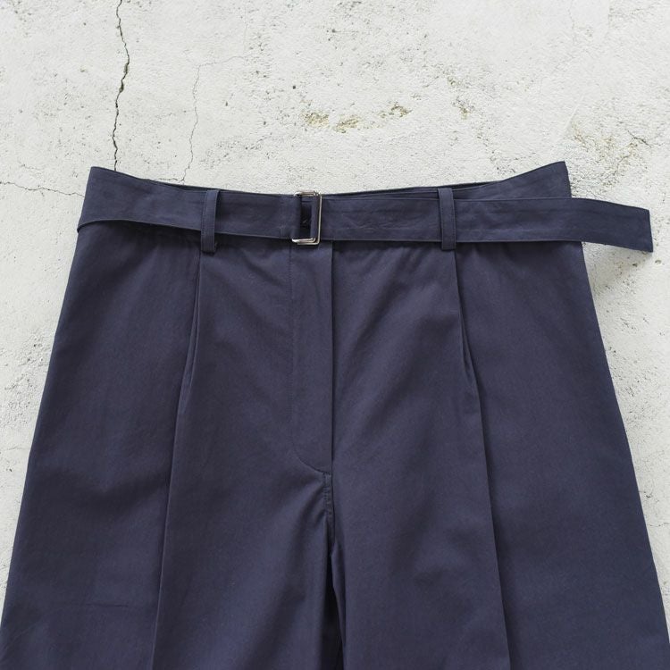 BELTED PANTS (COTTON) ベルトパンツ コットン