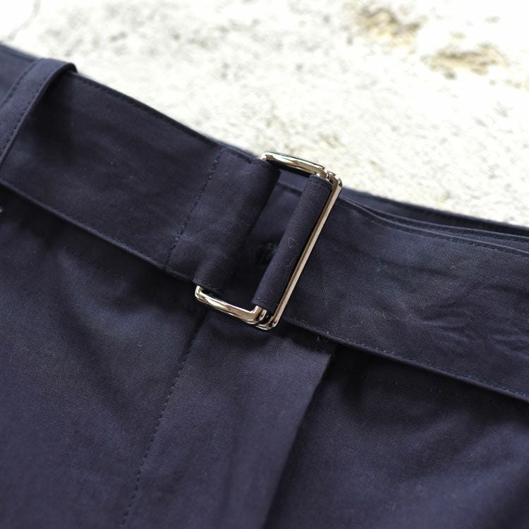 BELTED PANTS (COTTON) ベルトパンツ コットン