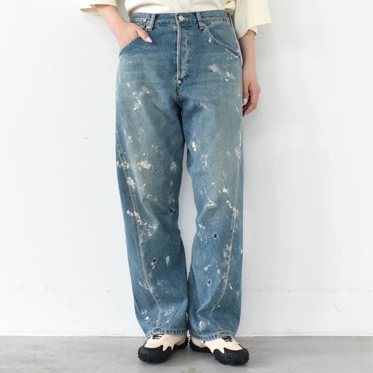 BACK CINCH JEANS(PAINT) バックシンチジーンズ ペイント