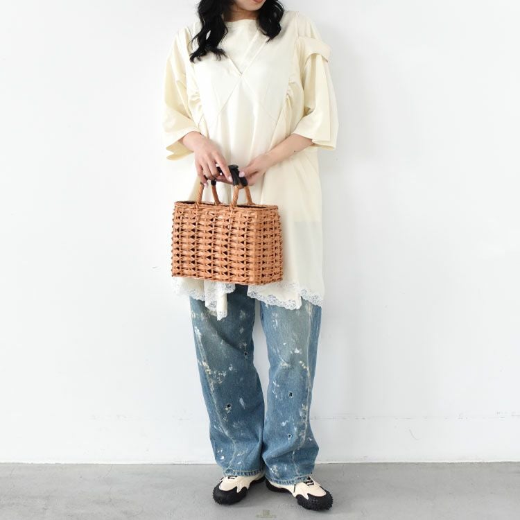 BACK CINCH JEANS(PAINT) バックシンチジーンズ ペイント