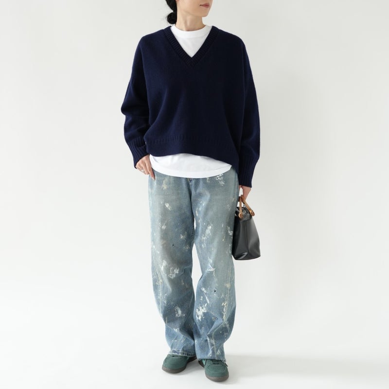 BACK CINCH JEANS(PAINT) バックシンチジーンズ ペイント