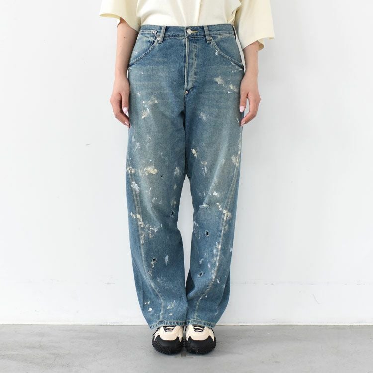 BACK CINCH JEANS(PAINT) バックシンチジーンズ ペイント
