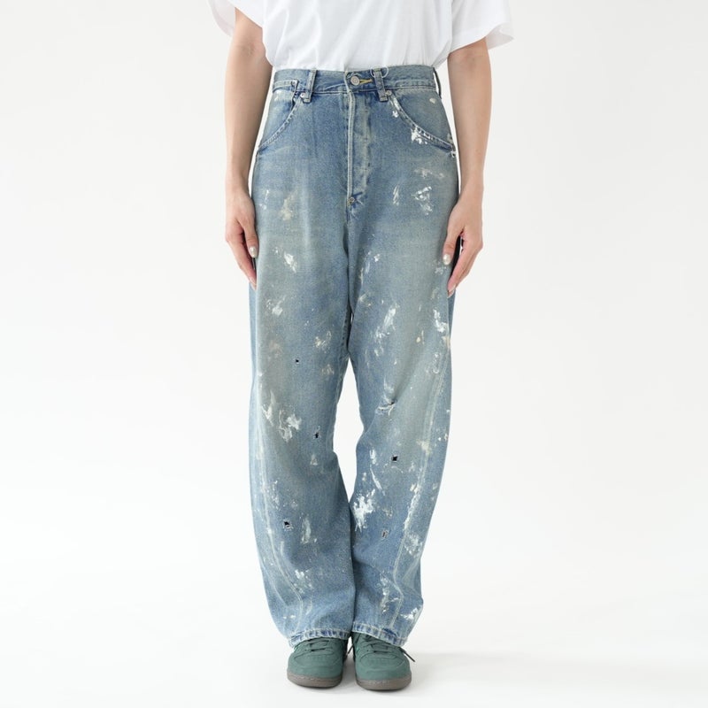 BACK CINCH JEANS(PAINT) バックシンチジーンズ ペイント