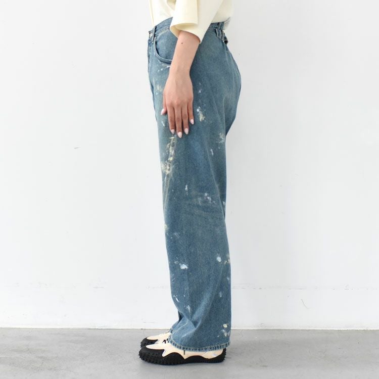 BACK CINCH JEANS(PAINT) バックシンチジーンズ ペイント
