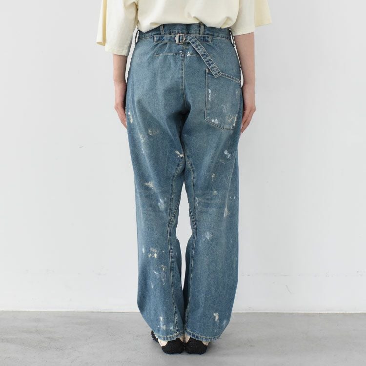 BACK CINCH JEANS(PAINT) バックシンチジーンズ ペイント