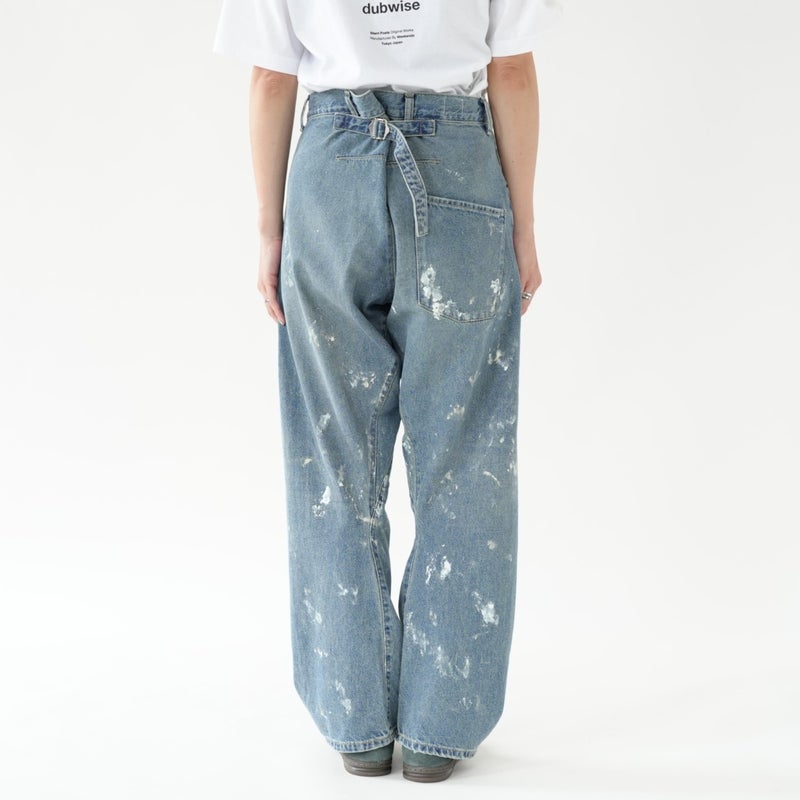 BACK CINCH JEANS(PAINT) バックシンチジーンズ ペイント