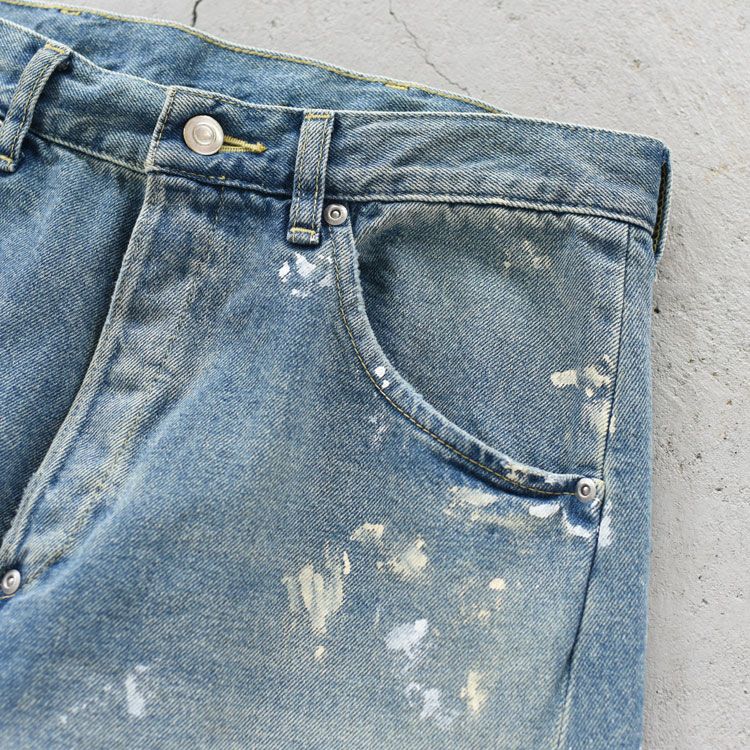 BACK CINCH JEANS(PAINT) バックシンチジーンズ ペイント