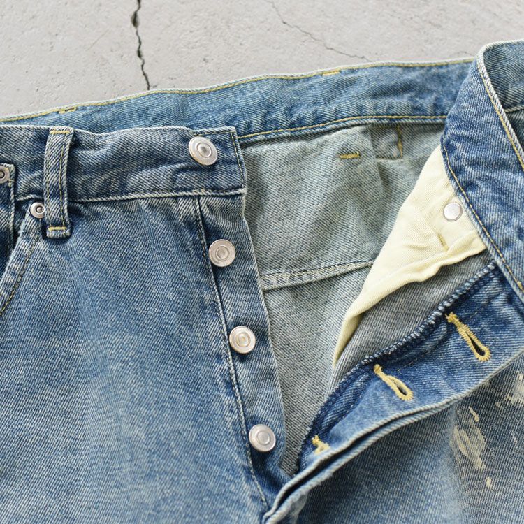 BACK CINCH JEANS(PAINT) バックシンチジーンズ ペイント