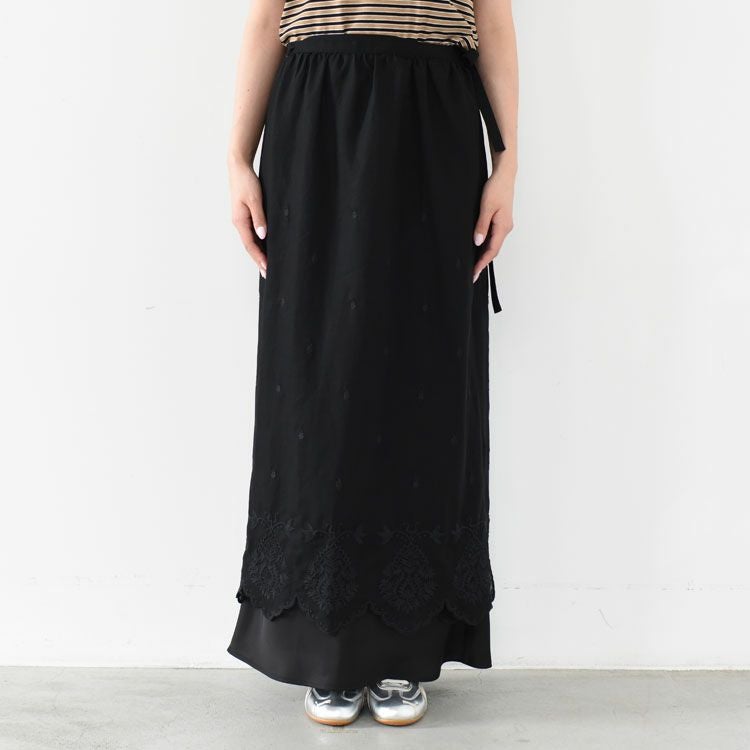 LACE APRON SKIRT レースエプロンスカート/26SMSSK03/THE SHINZONE