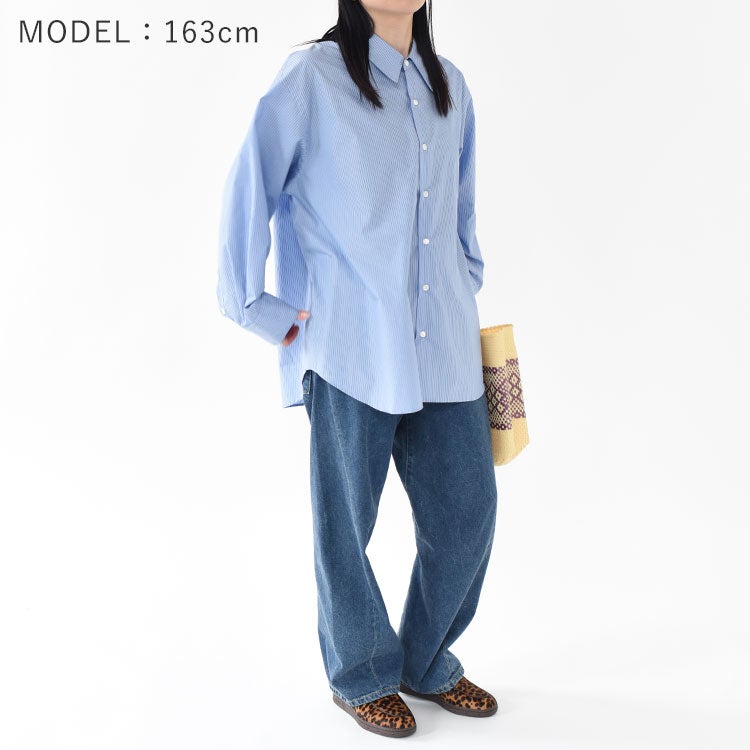 OVER SIZE SHIRT (STRIPE) オーバーサイズシャツ ストライプ