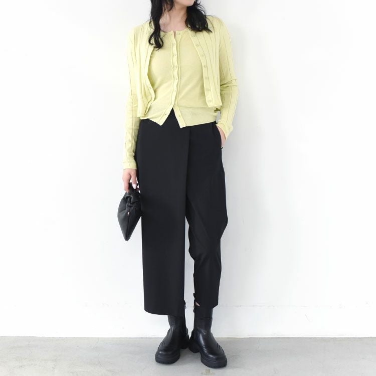 Cotton Layered Cardigan コットンレイヤードカーディガン