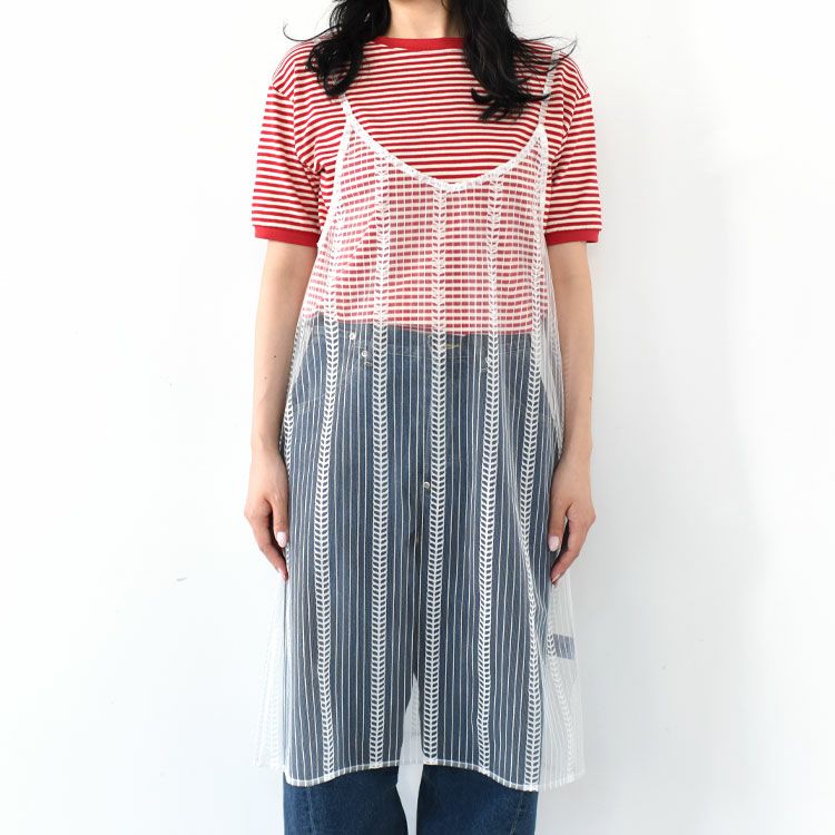 Sheer stripe onepiece シアーストライプワンピース