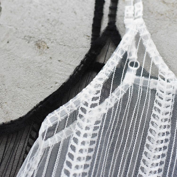 Sheer stripe onepiece シアーストライプワンピース