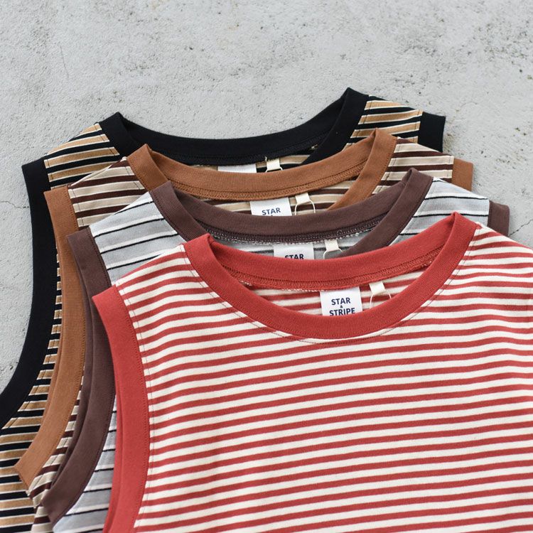 Border tanktop ボーダータンクトップ