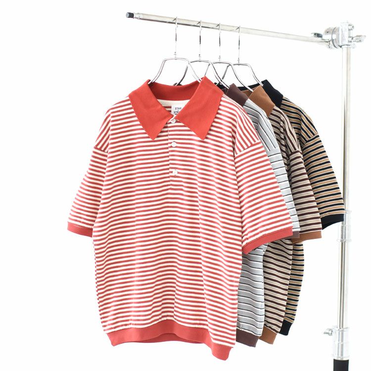 Border Ringer Polo ボーダーリンガーポロシャツ/SSMD-199/STAR