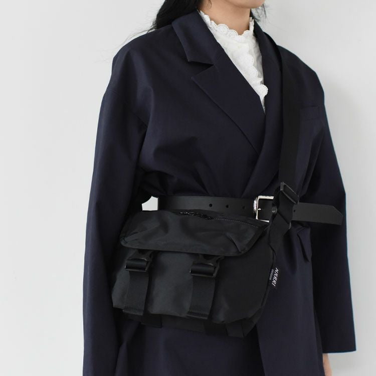 RECYCLED CORDURA POLYESTER MESSENGER BAG(S) リサイクルコーデュラポリエステル メッセンジャーバッグS