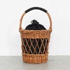 ラタン巾着カゴバッグ