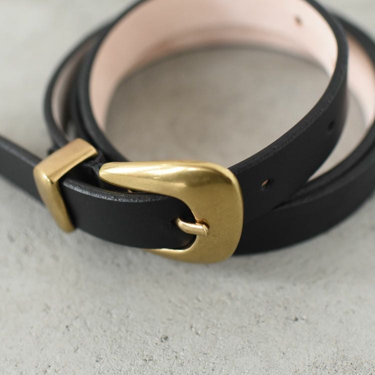 ゴールドバックル レザーベルト