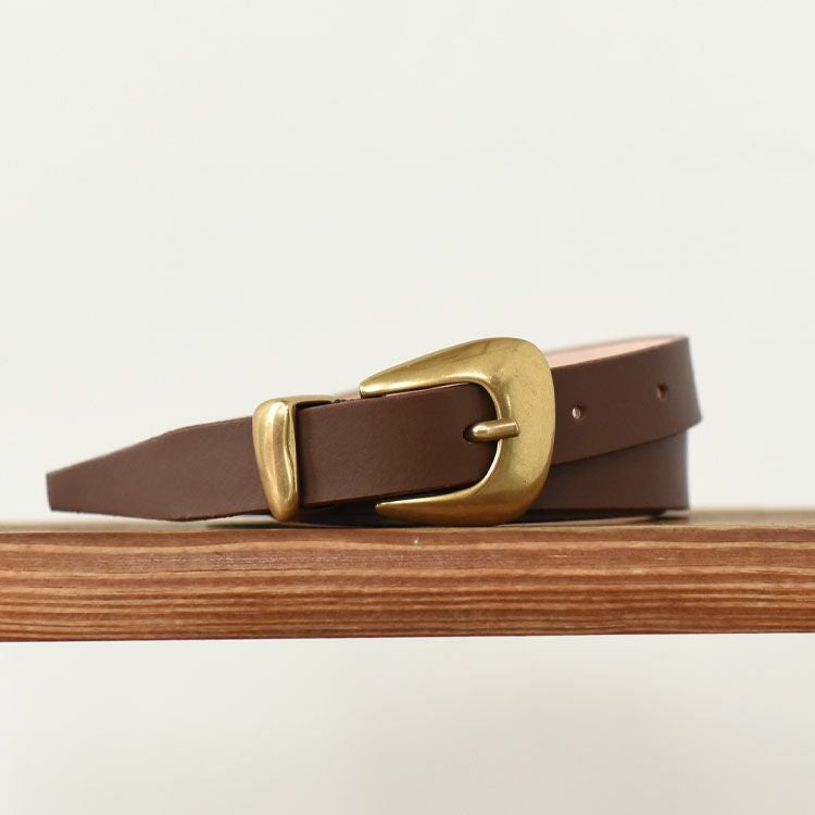ゴールドバックル レザーベルト