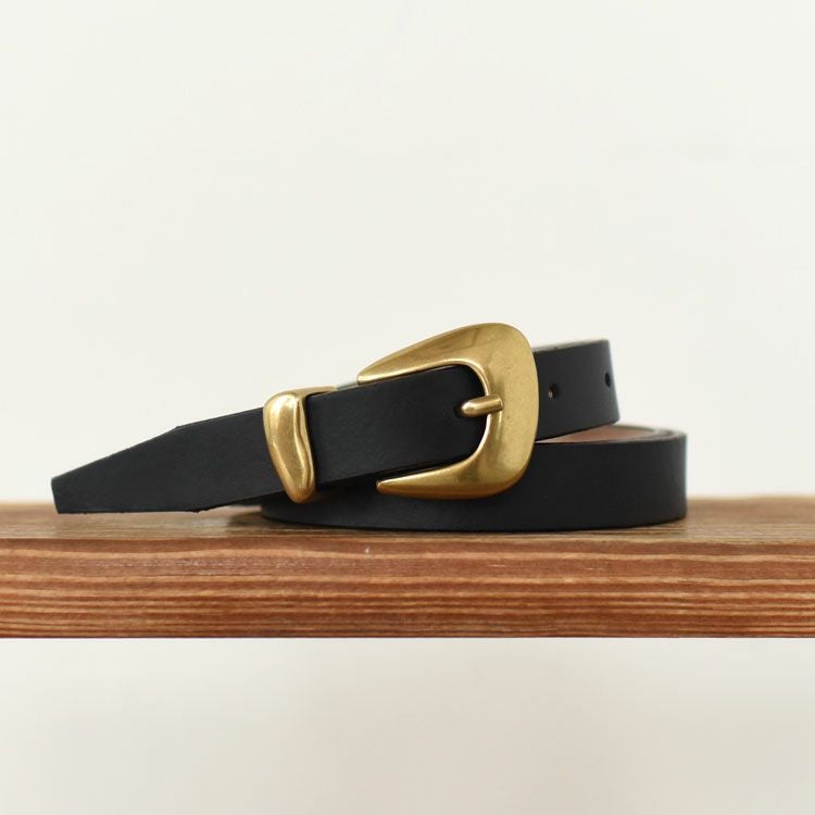 ゴールドバックル レザーベルト