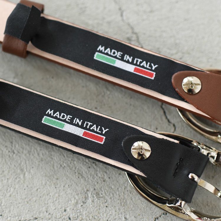 オーバルバックル レザーベルト