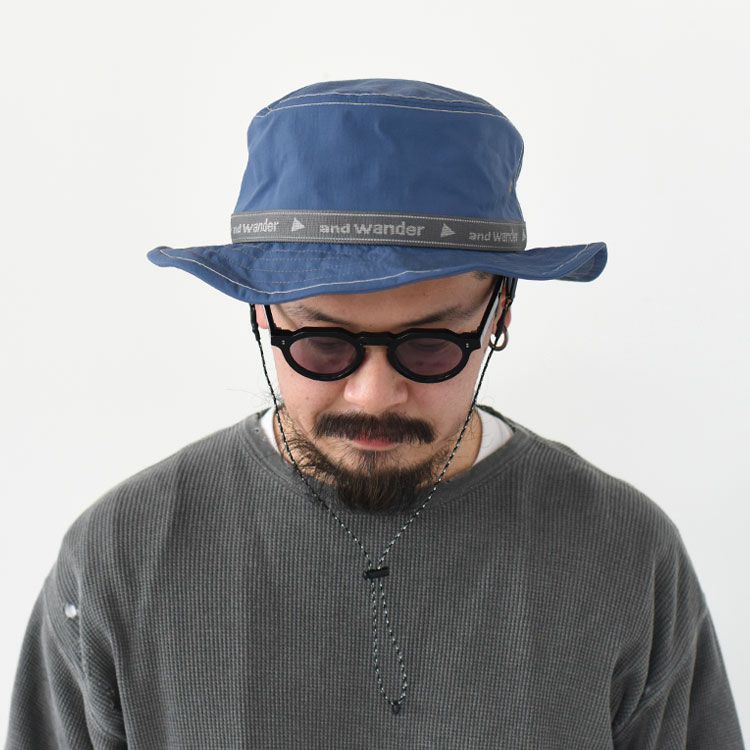 JQ tape hat ジャカードテープハット/574-5976242/and wander（アンド
