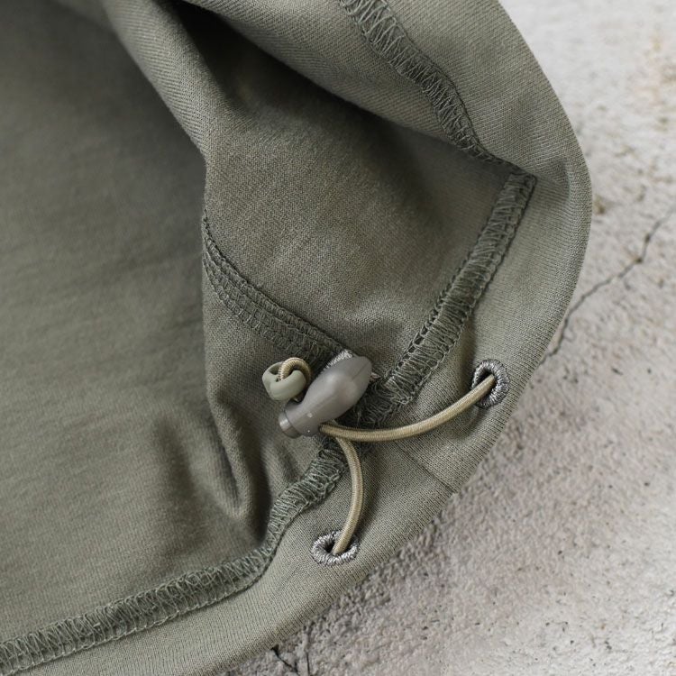 TECH DRAWSTRING L/S TEE テック ドローストリング ロングスリーブTシャツ