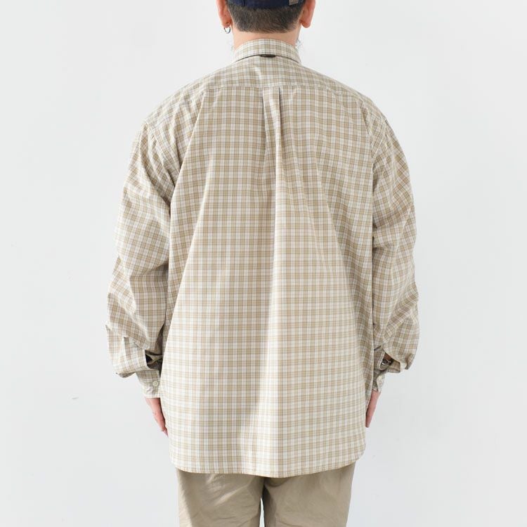 TECH BUTTON DOWN SHIRT L/S GREN PLAID テック ボタンダウンシャツ ロングスリーブ グレンプレイド