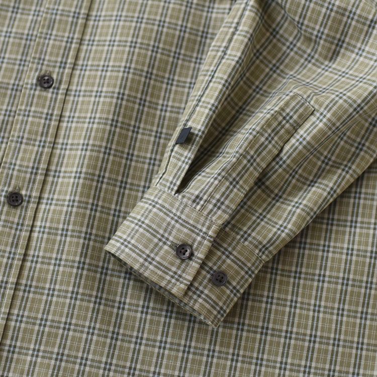 TECH BUTTON DOWN SHIRT L/S GREN PLAID テック ボタンダウンシャツ ロングスリーブ グレンプレイド