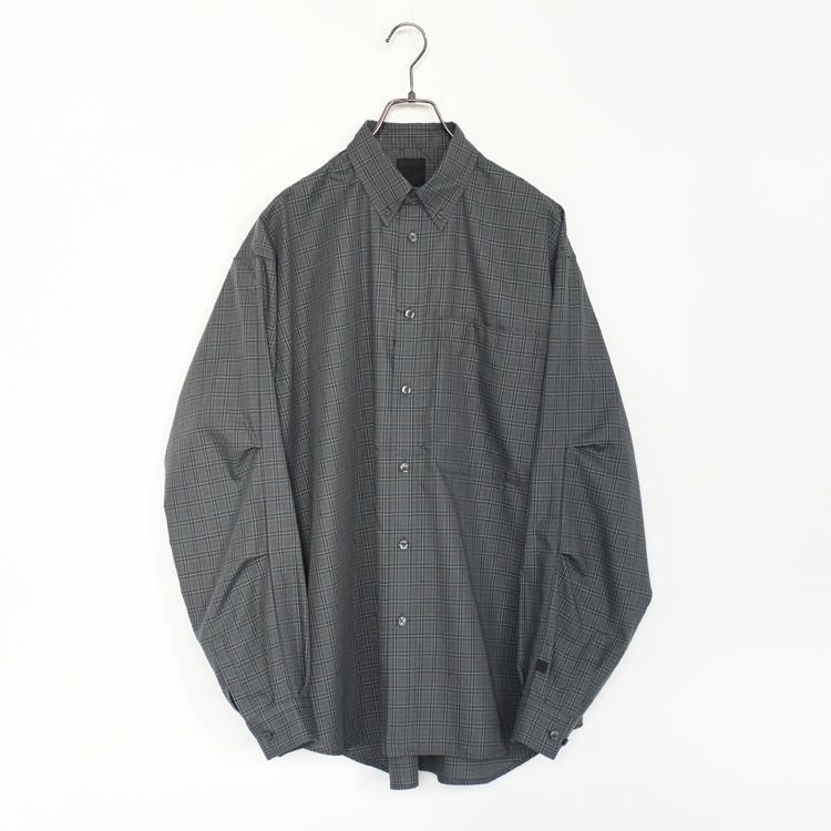 TECH BUTTON DOWN SHIRT L/S GREN PLAID テック ボタンダウンシャツ ロングスリーブ グレンプレイド
