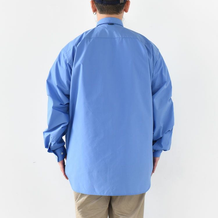 TECH REGULAR COLLAR SHIRT L/S SOLID テック レギュラーカラーシャツ