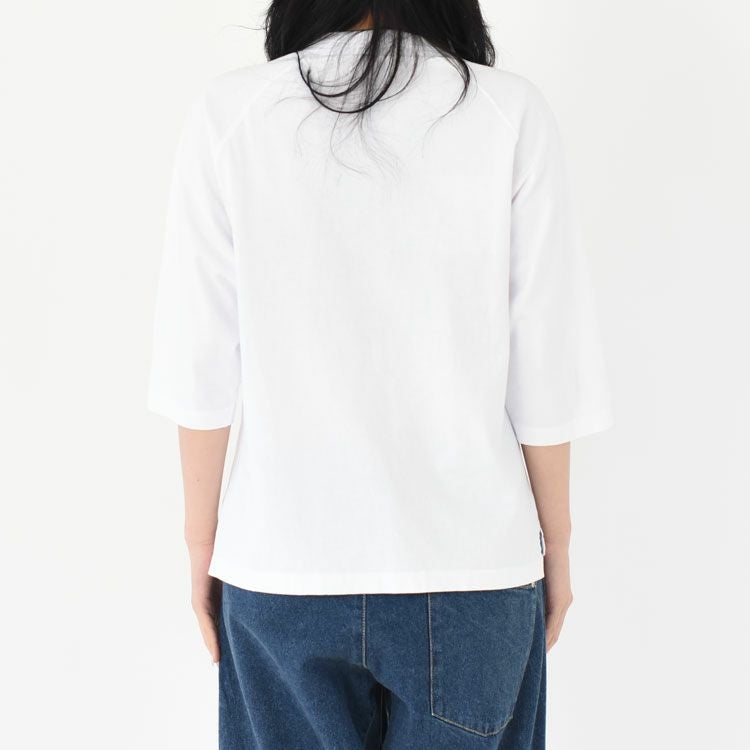 DESIGN RAGLAN 7/8 SLEEVE T-SHIRT "MICKEY" デザインラグランスリーブ 7分袖カットソー ミッキーマウス