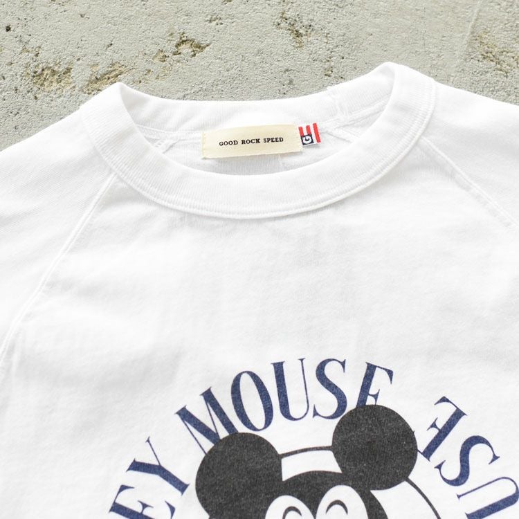 DESIGN RAGLAN 7/8 SLEEVE T-SHIRT "MICKEY" デザインラグランスリーブ 7分袖カットソー ミッキーマウス
