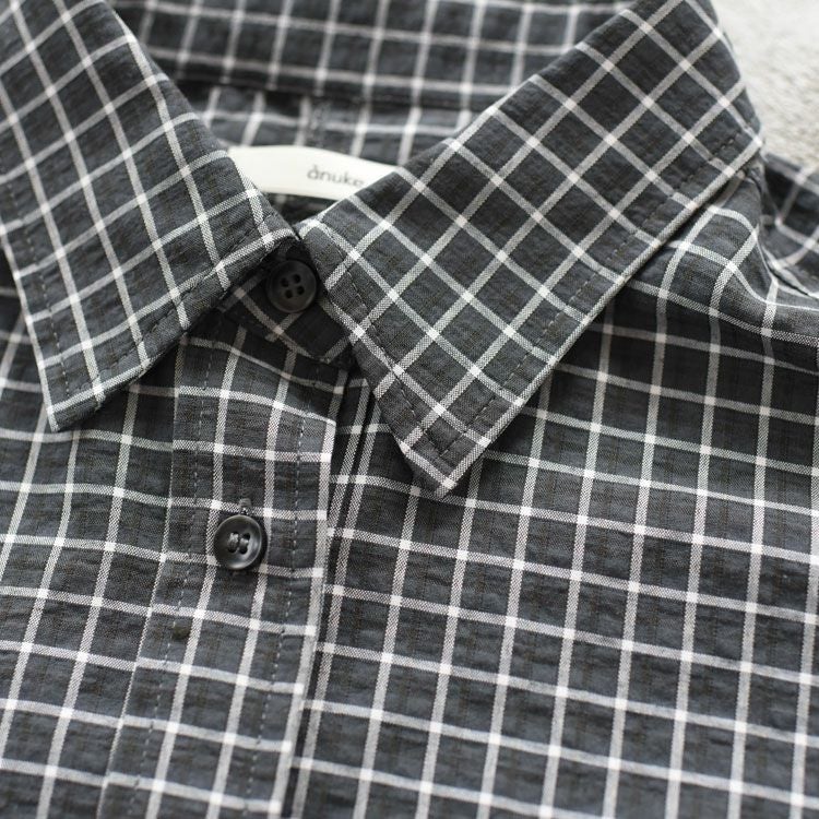 Check Short Shirts チェックショートシャツ/62610415/anuke