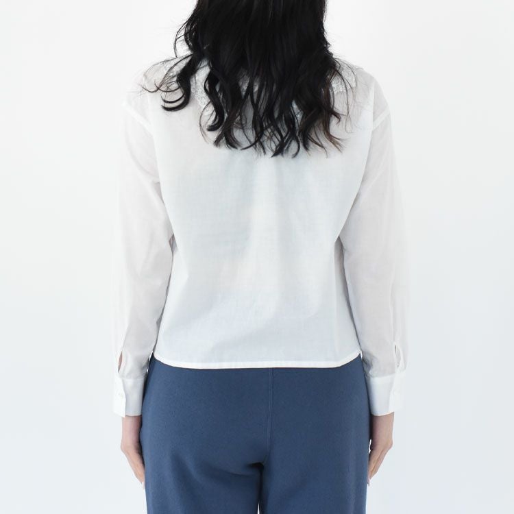 Lace Collar Long Sleeve Shirt レースカラーロングスリーブシャツ