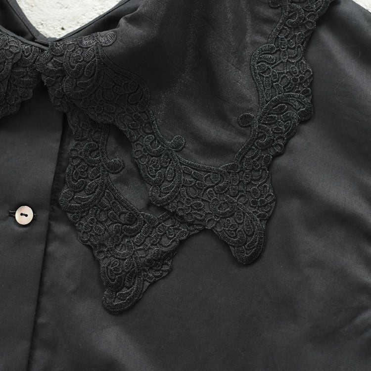 Lace Collar Long Sleeve Shirt レースカラーロングスリーブシャツ